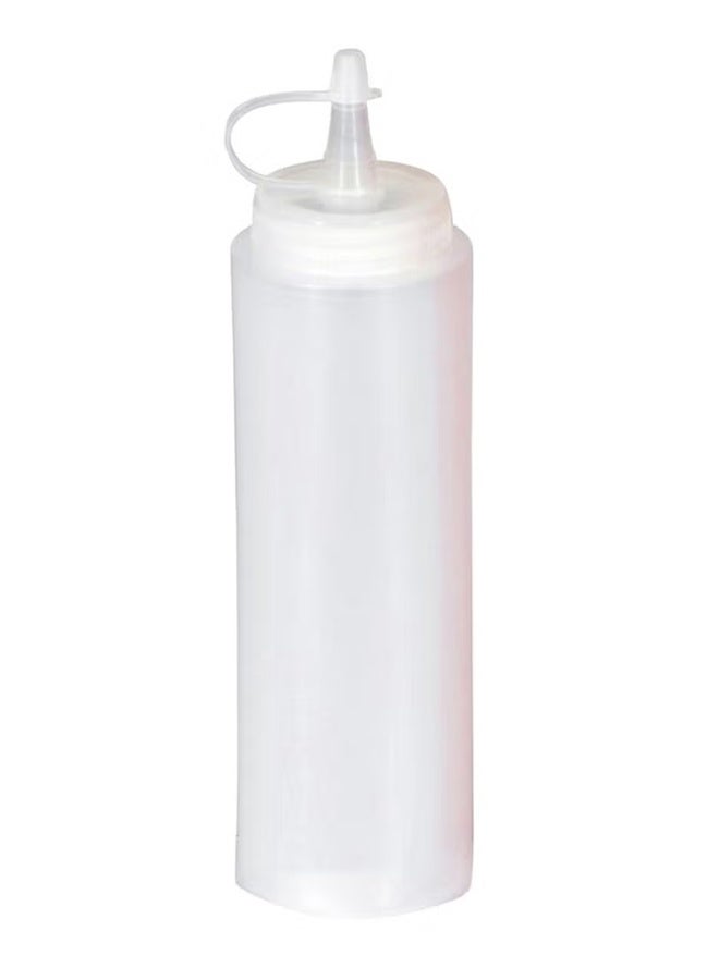 White Sauce Bottle - 24 Oz (650 ml) - Professional Kitchen Essential,Plastic Squeezer Bottle - Image 1